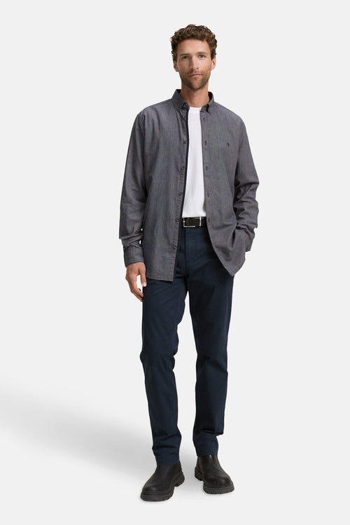 Regular fit katoenen overhemd