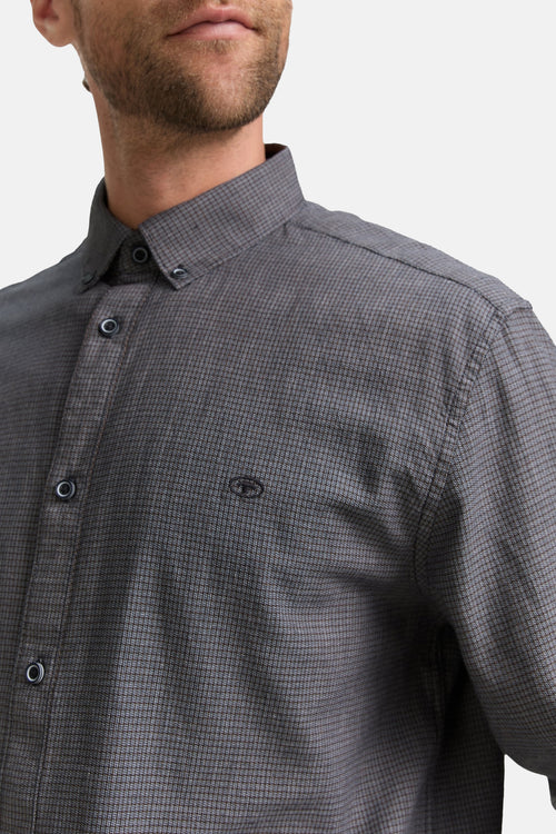 Regular fit katoenen overhemd