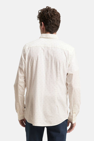 Regular fit overhemd met patroon