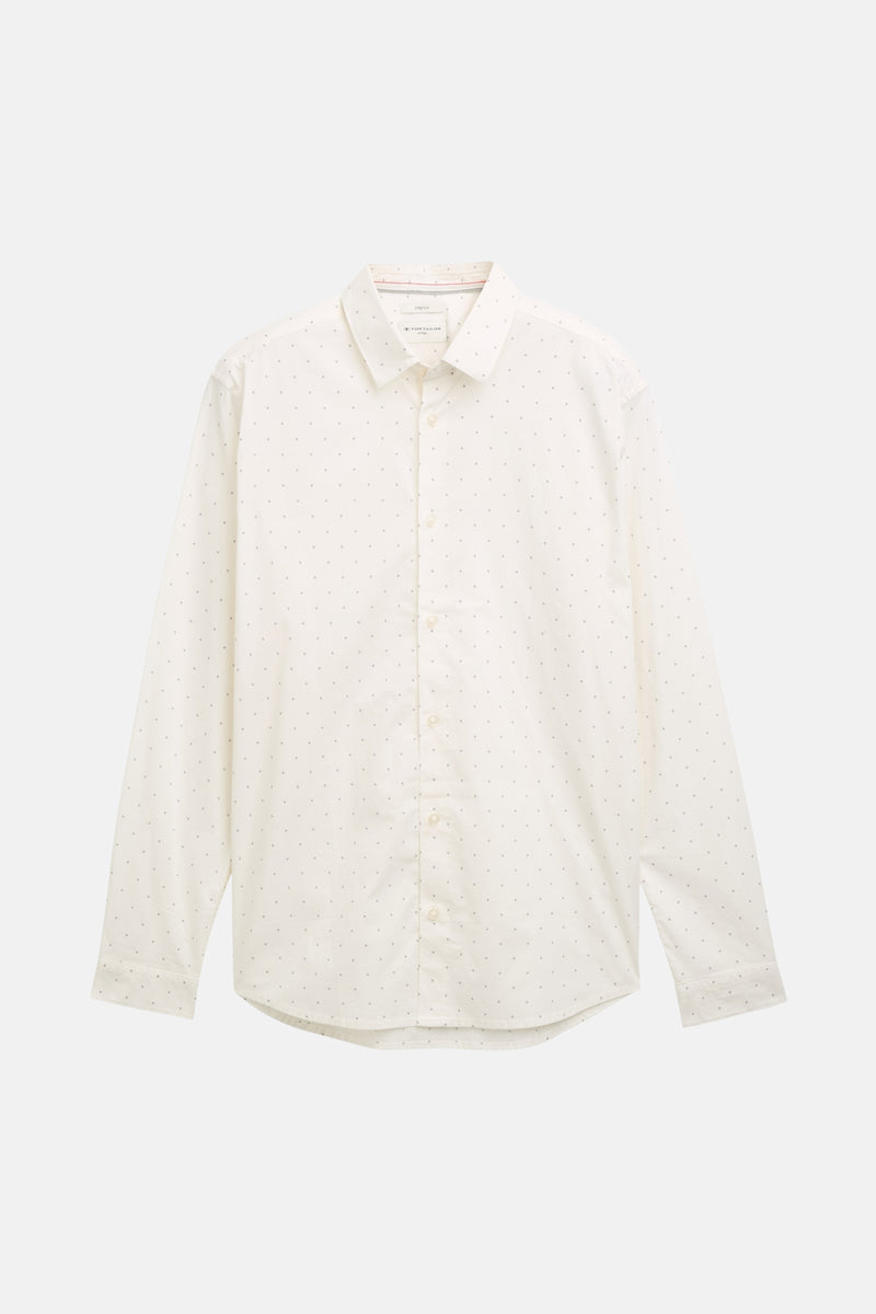 Regular fit overhemd met patroon