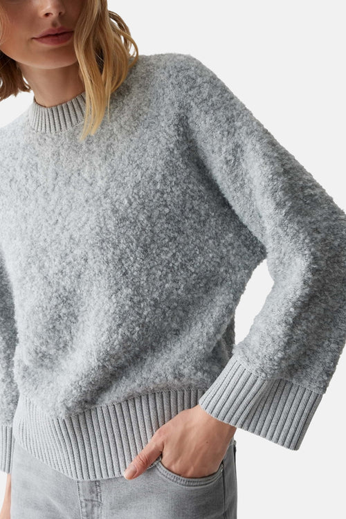 Pull met ronde hals - Grijs