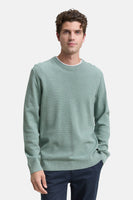 Pull met ronde hals - green
