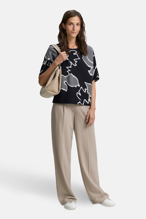 Pull col rond bleu - Tom Tailor