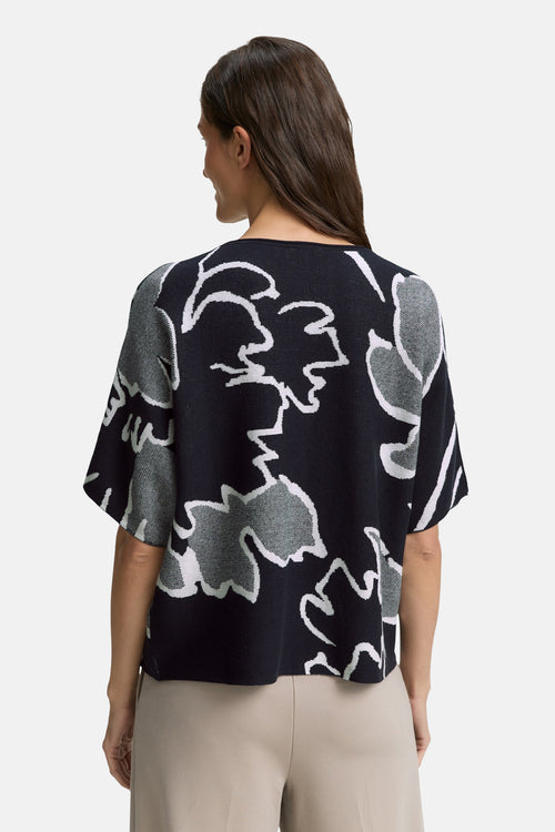Pull col rond bleu - Tom Tailor