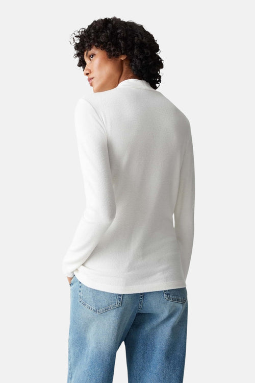 T-shirt met lange mouwen - ecru