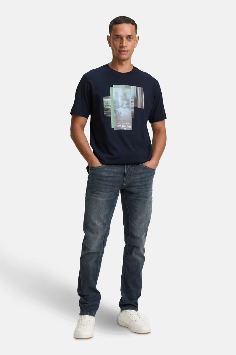 T-shirt met korte mouwen - blauw