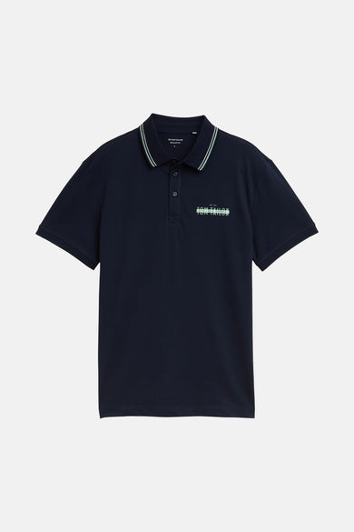 Polo met korte mouwen - blauw