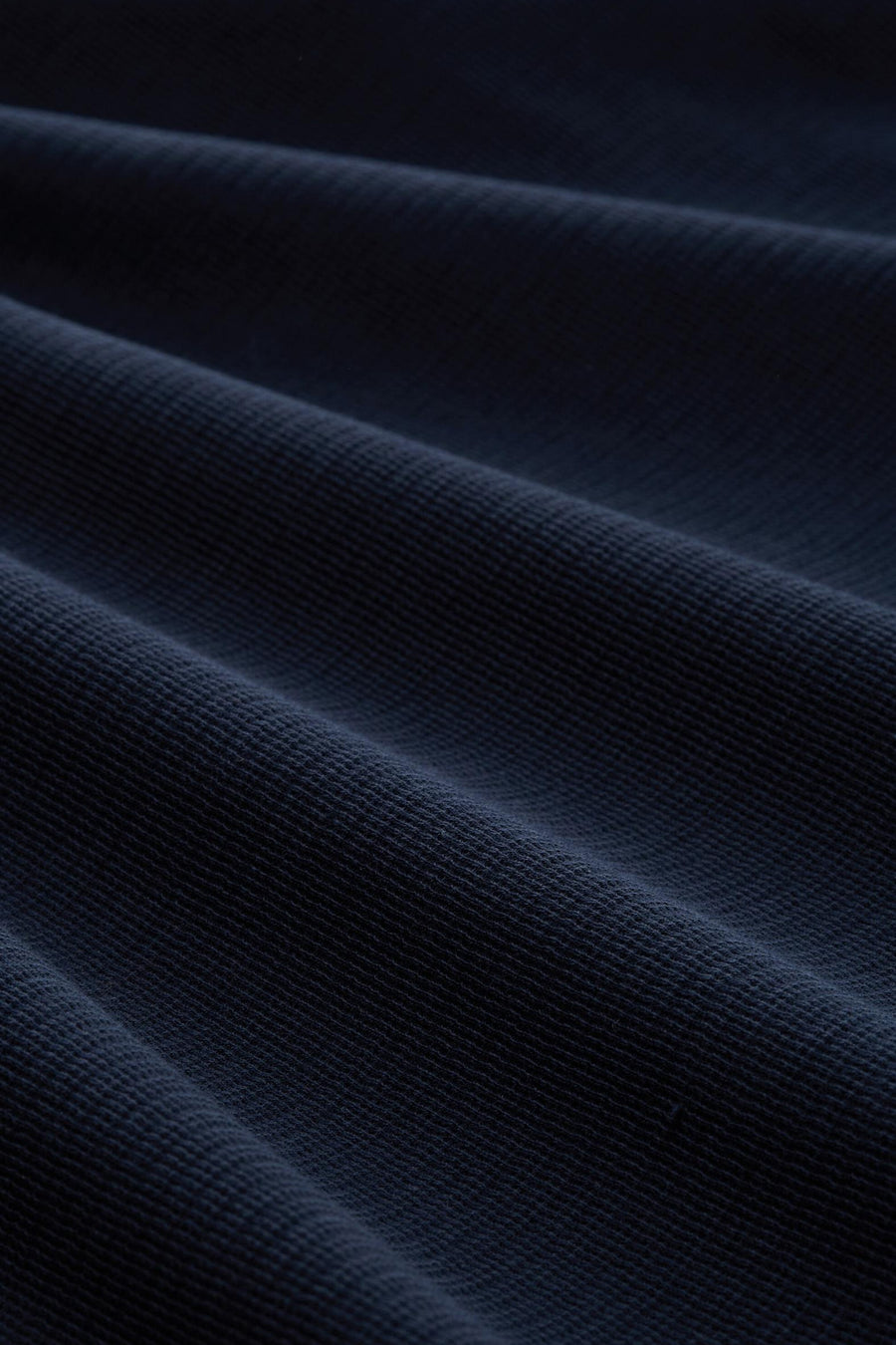 Blauw T-shirt met korte mouwen van Tom Tailor, van getextureerde stof met zachte plooien.