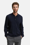 Gebreide polo van viscose