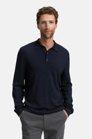 Gebreide polo van viscose