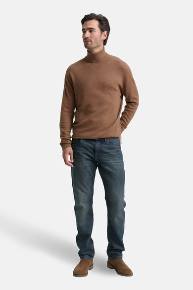 Pull col roulé brun - Tom Tailor