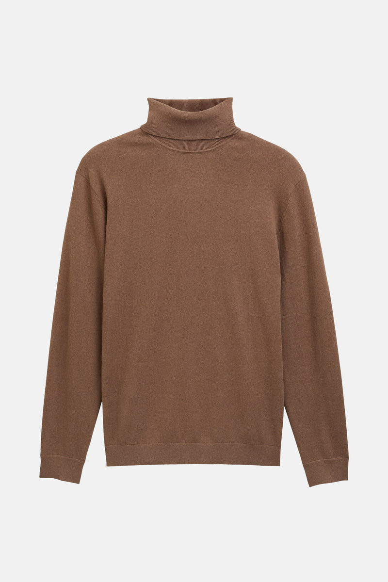 Trui met col en kasjmiergehalte