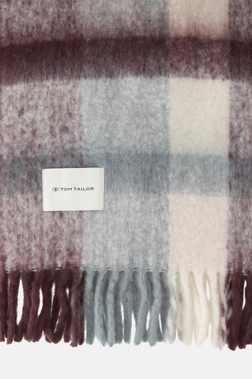 Sjaal met ruitjespatroon