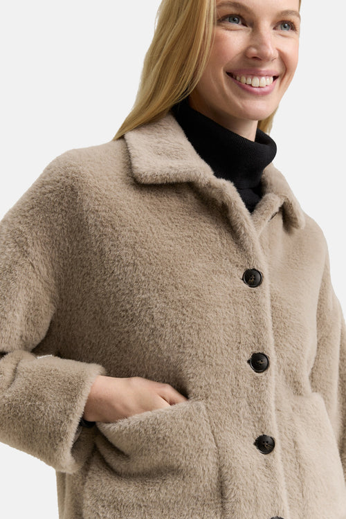 Korte jas beige - Tom Tailor