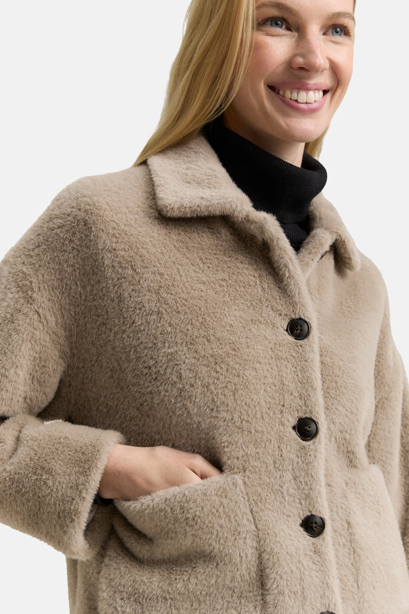 Korte jas beige - Tom Tailor