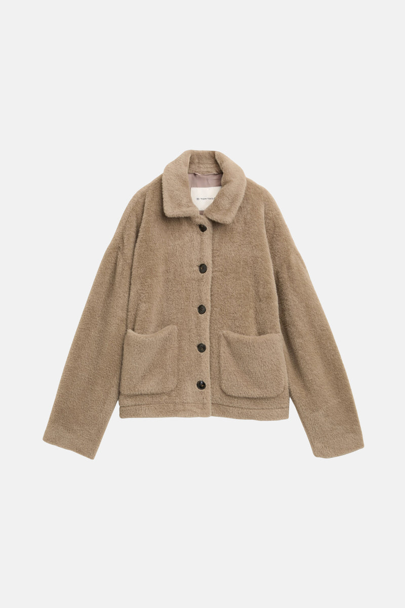 Korte jas beige - Tom Tailor