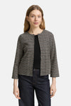 Boxy fit jacquard vest