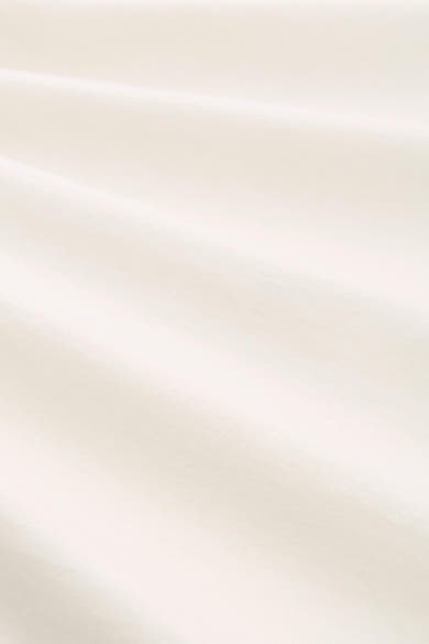 Witte T-shirt met lange mouwen van Tom Tailor, met lichte stoftextuur en enkele plooien.