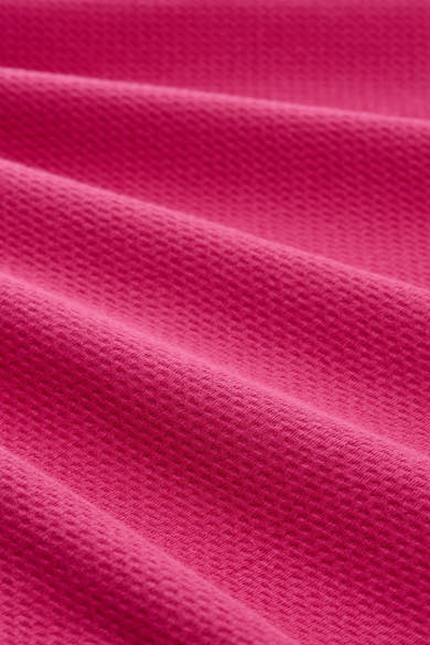 Sweat rose à col rond de Tom Tailor, avec une texture gaufrée et un motif en relief.