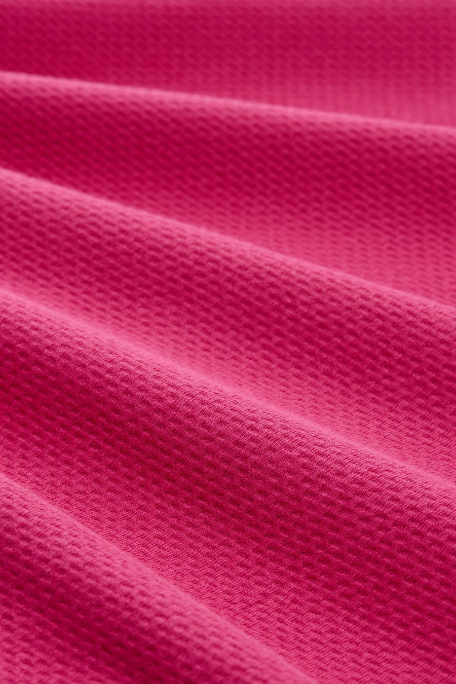 Sweat rose à col rond de Tom Tailor, avec une texture gaufrée et un motif en relief.