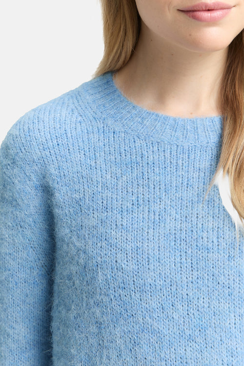 Pull col rond bleu - Tom Tailor