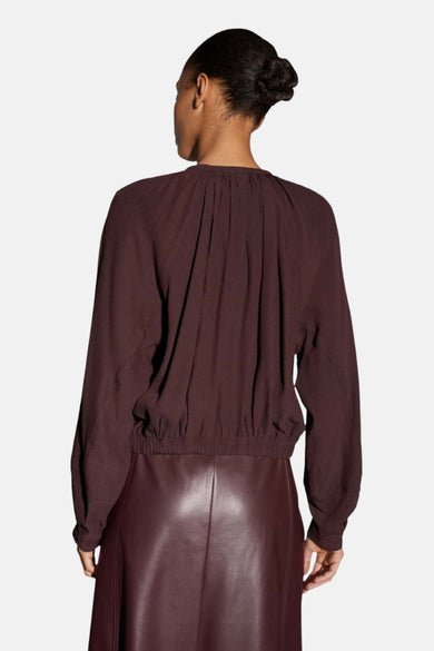 Blouse (lange mouwen) rood - OPUS