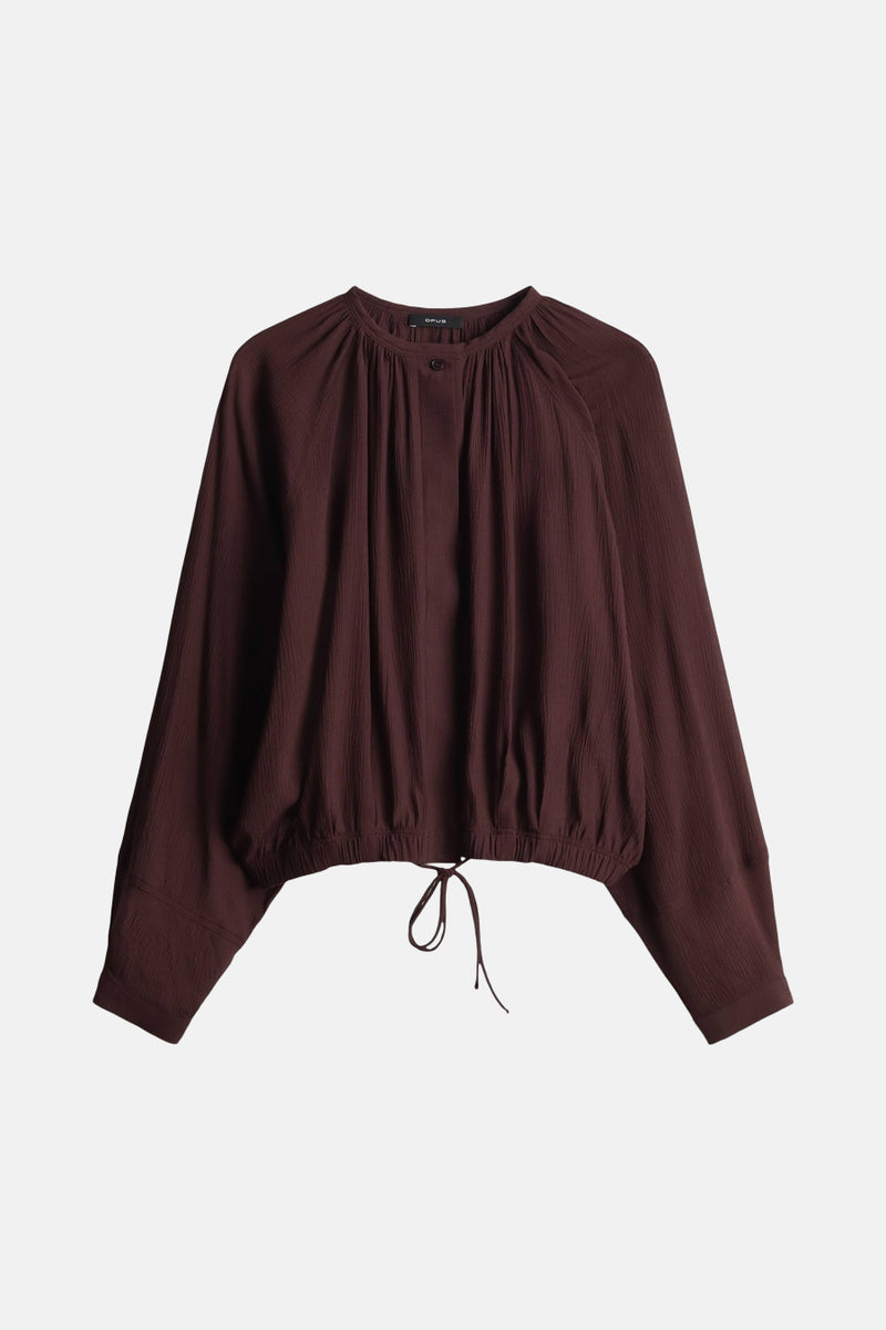 Blouse (lange mouwen) rood - OPUS