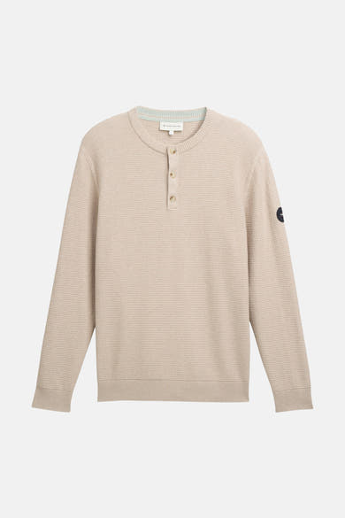 Pull à col rond - beige