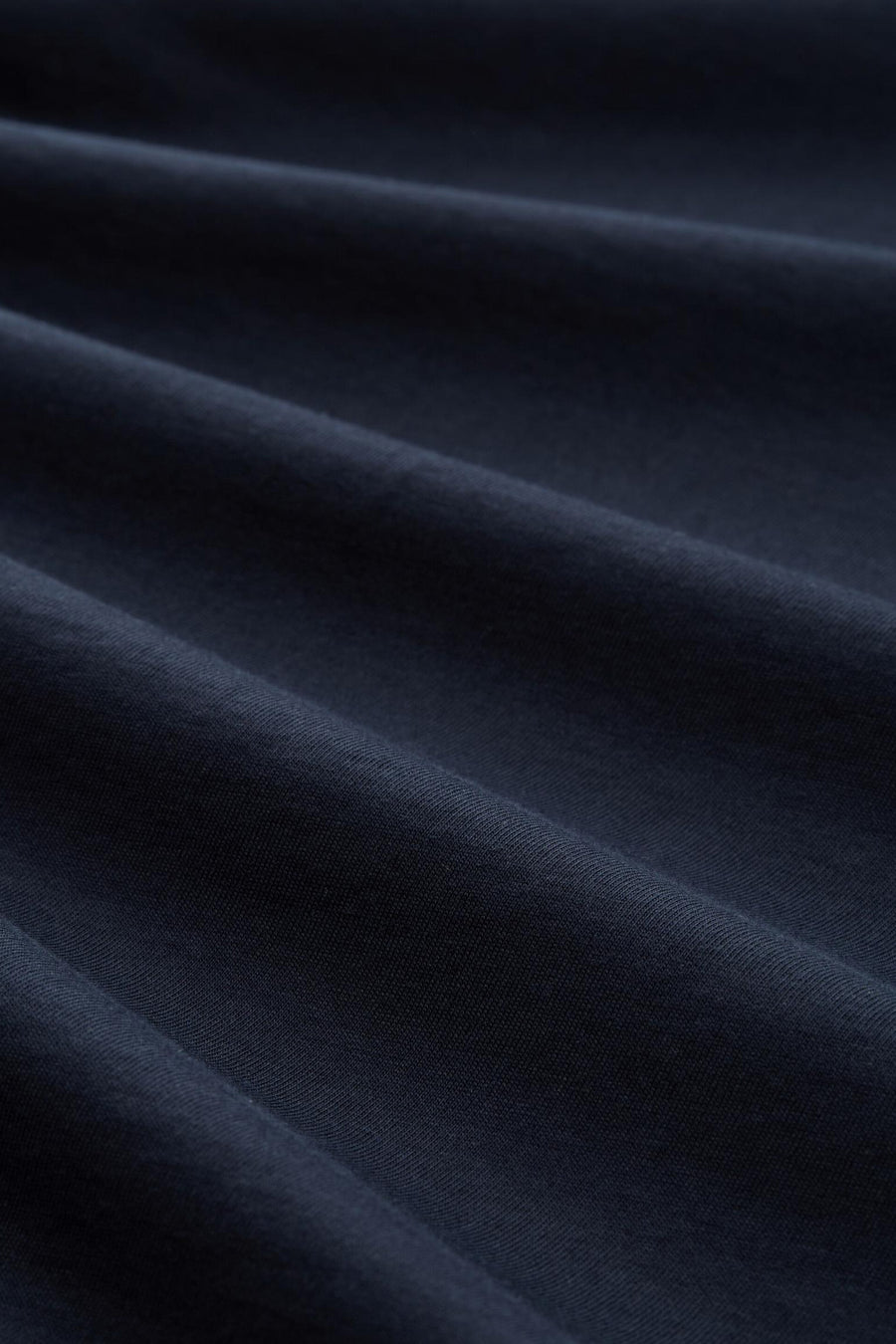 Blauw T-shirt met korte mouwen van Tom Tailor, van getextureerde stof met subtiele plooien.