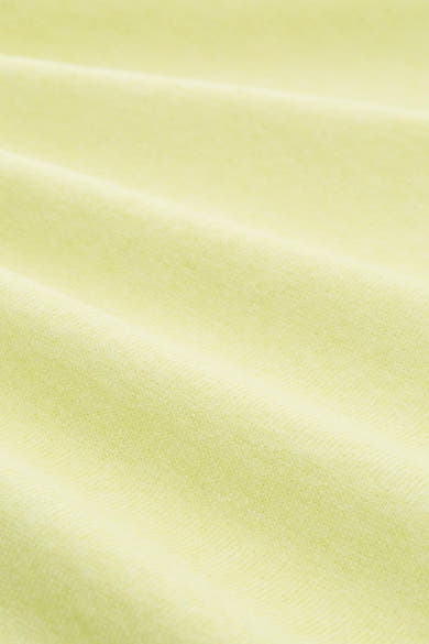 Pull à col rond - jaune