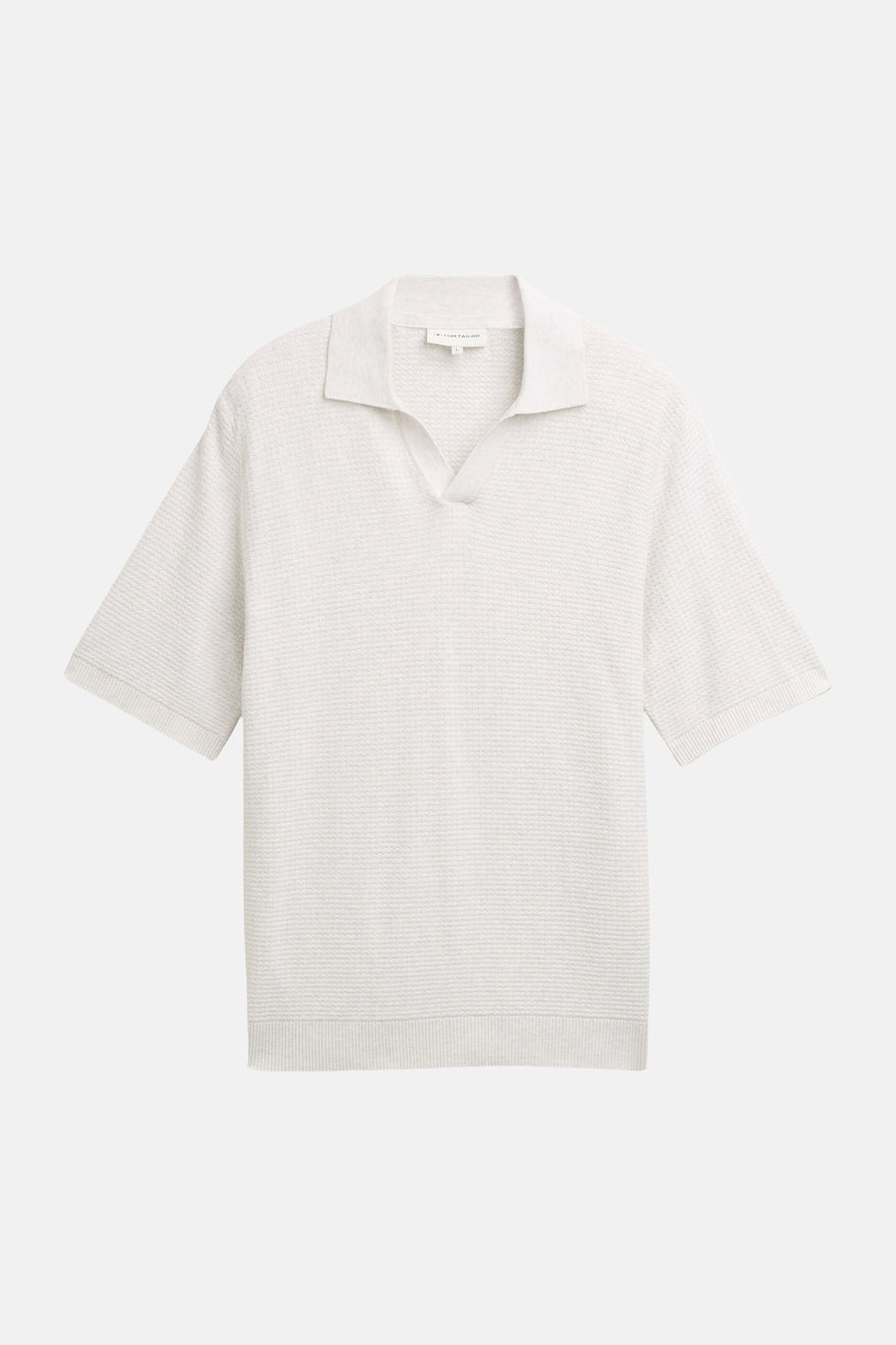 Polo à manches courtes - écru