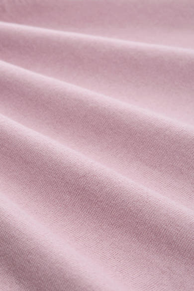 Pull col rond rose de Tom Tailor en maille douce avec des plis.