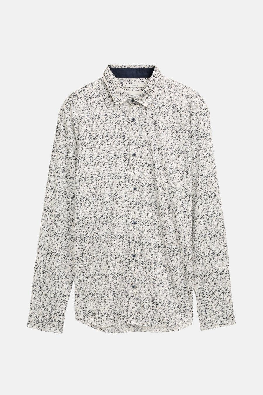 Multikleuren overhemd met lange mouwen van Tom Tailor met een all-over bloemenprint.