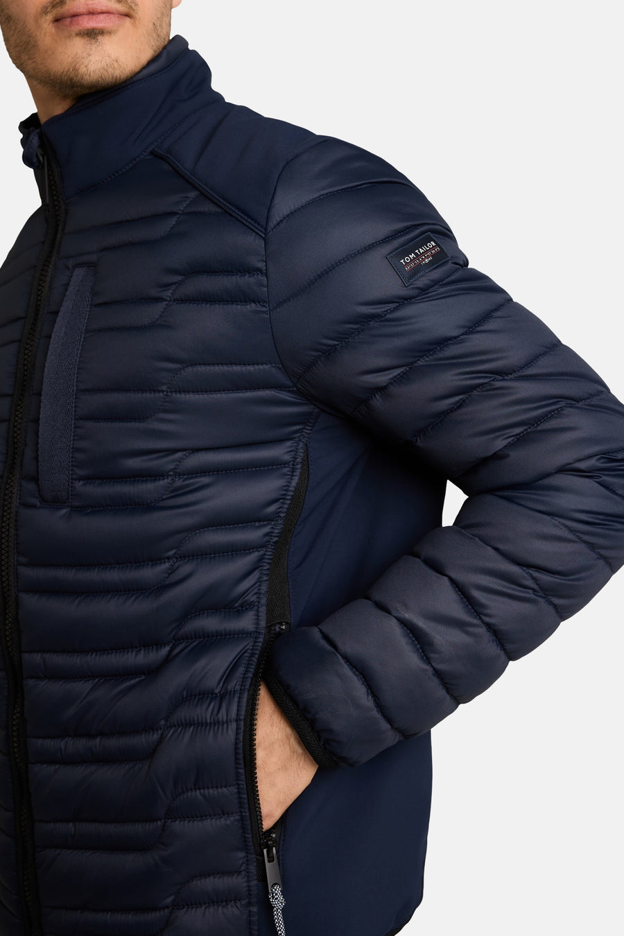 Korte jas - blauw
