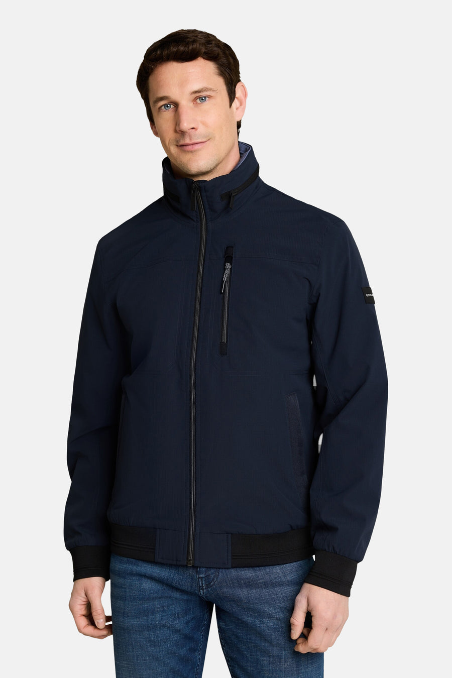 Korte jas - blauw
