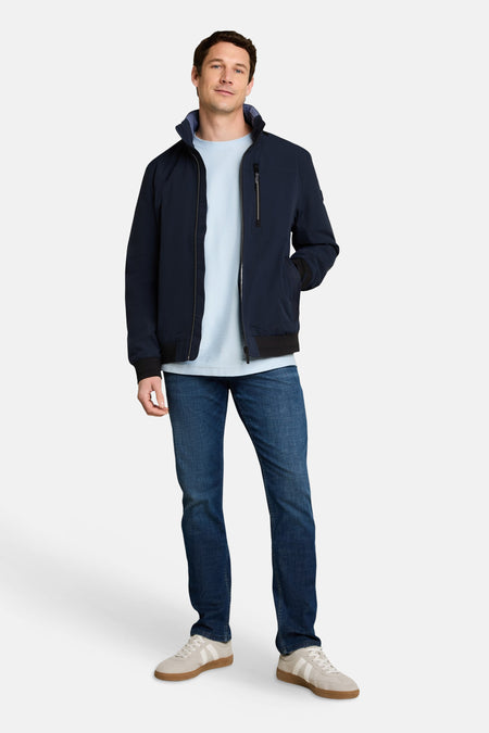 Korte jas - blauw