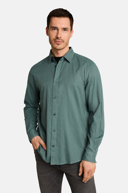 Hemd met lange mouwen - olive