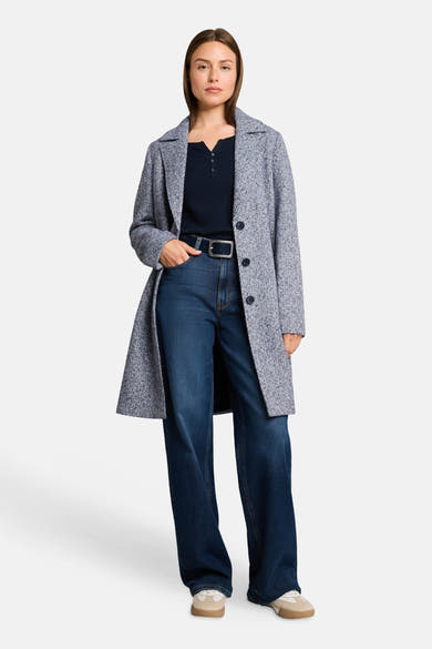 Lange jas blauw - Tom Tailor