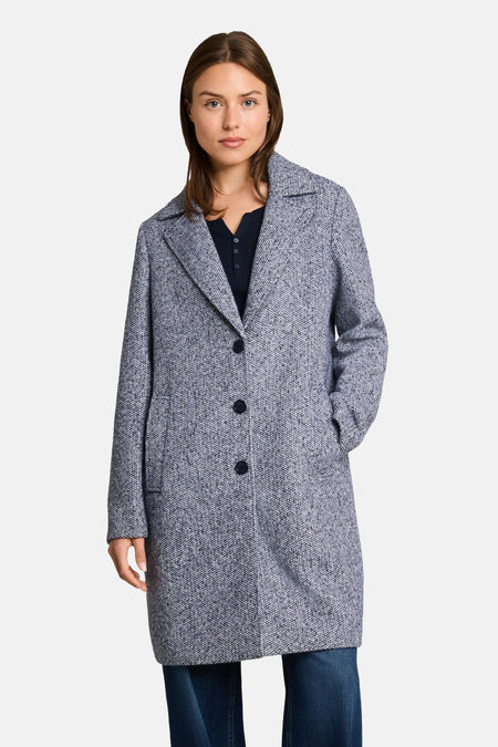 Veste longue - bleu