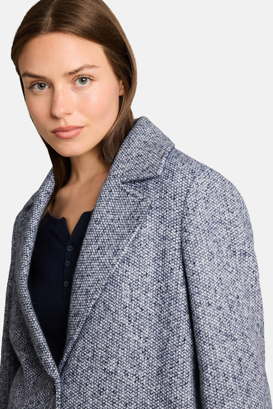 Lange jas blauw - Tom Tailor