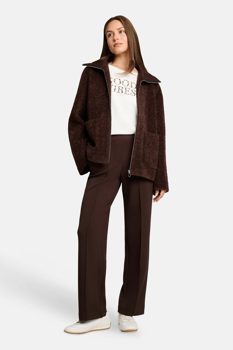 Korte jas bruin - Tom Tailor