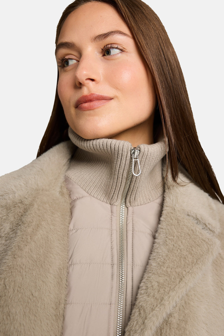 Poncho taupe - Tom Tailor