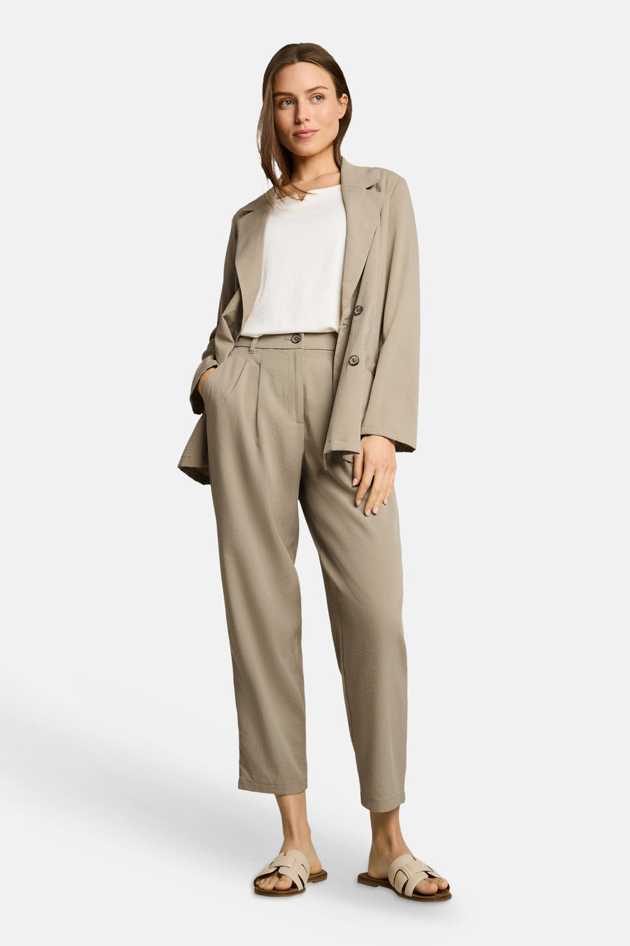 Pantalon de costume vert - Tom Tailor