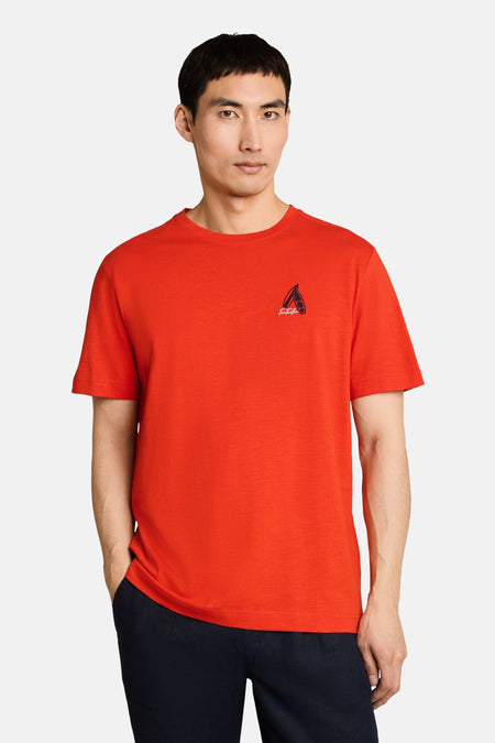 T-shirt (korte mouwen) oranje - Tom Tailor