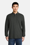 Polo met lange mouwen - olive