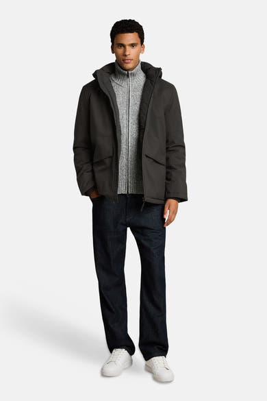 Heren tops jas parka grijs - Tom Tailor