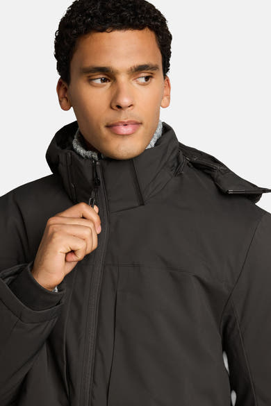 Heren tops jas parka grijs - Tom Tailor