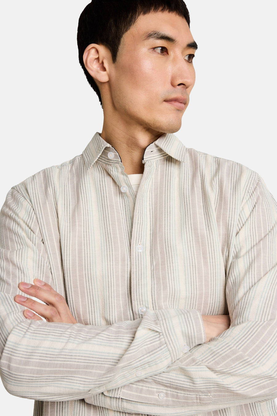 Chemise (manches longues) Écru - Tom Tailor
