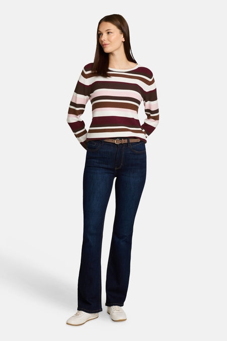 Pull col O - multicolore