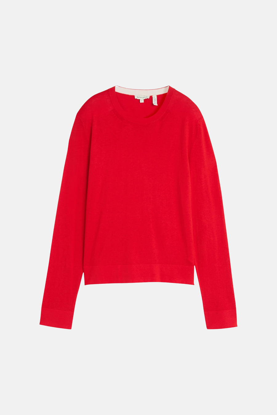 Trui met ronde hals rood - Tom Tailor